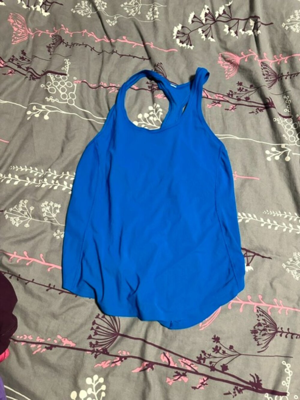 Lululemon poolside blue tank top size 4